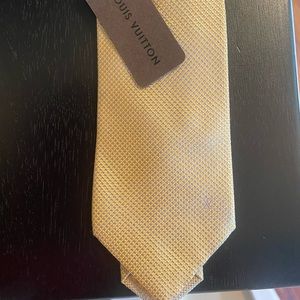 Louis Vuitton tie.
